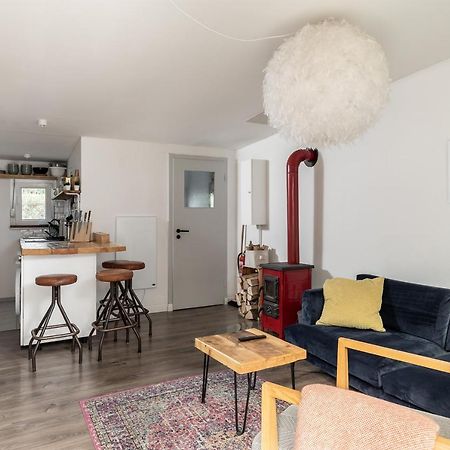 Gemutliches Tinyhouse Bungalow Mit Kamin & Sauna Am See โยอาคิมสทาล ภายนอก รูปภาพ